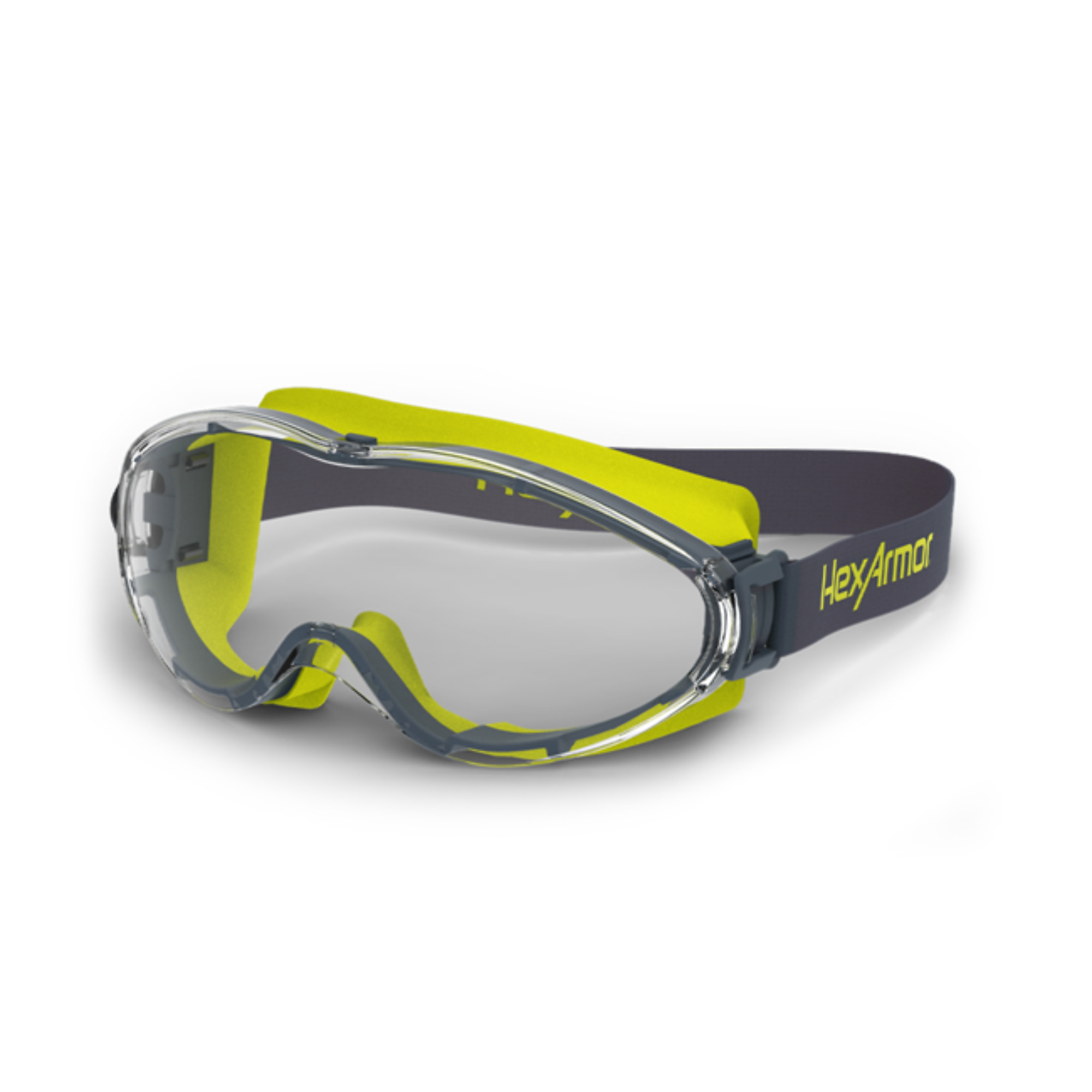 LT300 Safety Goggles, Clear, Gray/Yellow, TruShield®S